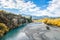 Beautiful view from the Historic Bridge over Shotover River