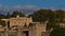 Beautiful view of the historic center of town Avignon, Provence, France with city wall, Musee du Petit Palais and Rocher des Doms.