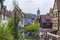 Beautiful view of historic town of Colmar, Alsace region, France