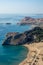 Beautiful view from holy monastery of panagia tsambika kyra psili, Rhodos