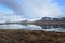 Beautiful View of Icelandic Mountans Reflecting in Water