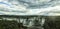 Beautiful view of the Iguazu falls, Panorama of the Iguazu falls, one of the New Seven wonders of nature