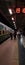 A beautiful view of Indian railway platform at night