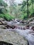 a beautiful view of Indonesian waterfalls