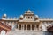 Beautiful view of Jaswant Thada cenotaph, Jodhpur, Rajasthan, India. Built out of intricately carved sheets of Makrana marble,