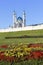 Beautiful view of the Kazan Kremlin with the Kul Sharif mosque