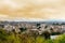 Beautiful view of Kutaisi town from Bagrati Cathedral hill