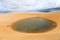 Beautiful view of the lagoons in Parnaiba delta in Brazil