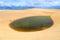 Beautiful view of the lagoons in Parnaiba delta in Brazil