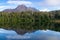 Beautiful view of a lake in Laguna Escondida, Circuito Chico, Bariloche, Argentina