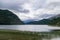 Beautiful view of a lake in Los Alerces National Park, Esquel, Argentina