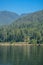 The Beautiful view of Lake Pend Oreille in the northern Rocky Mountains of Bonner County, Idaho