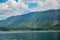 Beautiful view of Lake Toba. This view from Samosir Island, North Sumatra, Indonesia