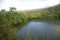 beautiful view of Lake Tolire, Ternate, North Maluku