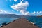 Beautiful view from Lake Towada lakeside pier