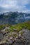 Beautiful view of the lake in Trolltunga hiking trail,  Norway