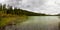 Beautiful View of Lewes Lake during a cloudy summer day.