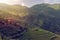 Beautiful view Longsheng Rice Terraces near the of the Dazhai village in the province of Guangxi, China