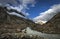 Beautiful View on Manali Kaza Road, Himachal Pradesh, India