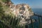 Beautiful view of Manarola town. Is one of five famous colorful villages of Cinque Terre National Park in Italy