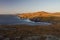 Beautiful view from Mavis Grind, Shetland Islands