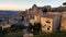 Beautiful view of the medieval hill town Todi Umbria, Italy
