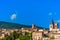 Beautiful view of the medieval town Spello in Italy in the daylight