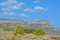 Beautiful view of the Mesa in the Curecanti National Recreation Area in Colorado