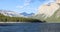 Beautiful view of Minnewanka Lake in Banff National Park