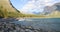 Beautiful view of Minnewanka Lake in Banff National Park