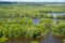 Beautiful view of the Mississippi River as seen from Red Wing Minnesota from the Barn Bluff hiking trail