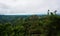 Beautiful view from Monteverde over the hills of Puntarenas