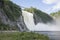 Beautiful view of Montmorency Waterfall