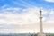 Beautiful view of the monument to the Winner near the Belgrade Fortress in Belgrade, Serbia