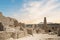 Beautiful view of the Mosque at Aghurmi near Oracle Temple in Siwa Oasis