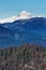 Beautiful view of Mount Triglav, highest peak in Slovenian Alps on a sunny day