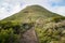 Beautiful view of the mountain in Pouakai range in Egmont national park of Western region of North island, New Zealand.