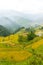 Beautiful View of mountains contain terraced fields