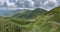 A beautiful view of the mountains in the Ukrainian Carpathians. Mount Hoverla