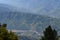 Beautiful view of Muzaffarabad valley and Neelum river, Azad Kashmir, Pakistan