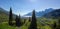 Beautiful view of Nago Torbole city in Lake of Garda - Trentino Alto Adige, Italy