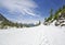 Beautiful View near Mt Shuksan coverd with snow