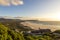 Beautiful view of Noordhoek Beach Hout in South Africa