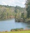 Beautiful view of Okhissa Lake Recreation Area in Homochitto National Forest, Bude, Franklin County, Mississippi