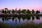 Beautiful view on the old city of Tavira and the river Gilao