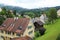 Beautiful view of Old town of Bregenz, Austria