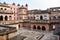 Beautiful view of Orchha Palace Fort, Raja Mahal and chaturbhuj temple from jahangir mahal, Orchha, Madhya Pradesh, Jahangir Mahal