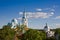 Beautiful view of Orthodox monastery on island Valaam