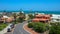 Beautiful view over Bunbury in Western Australia on a sunny summer day