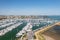 Beautiful view over Manly Harbour Marina